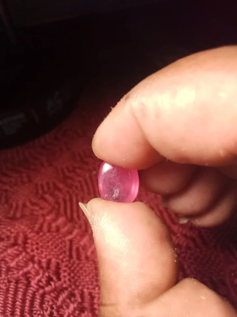 Natural 10.5ct Oval Cabochon Madagascar Red Ruby